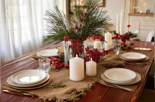 Red Kitchen Table Centerpieces