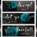 Teal Bedroom Wall Decor