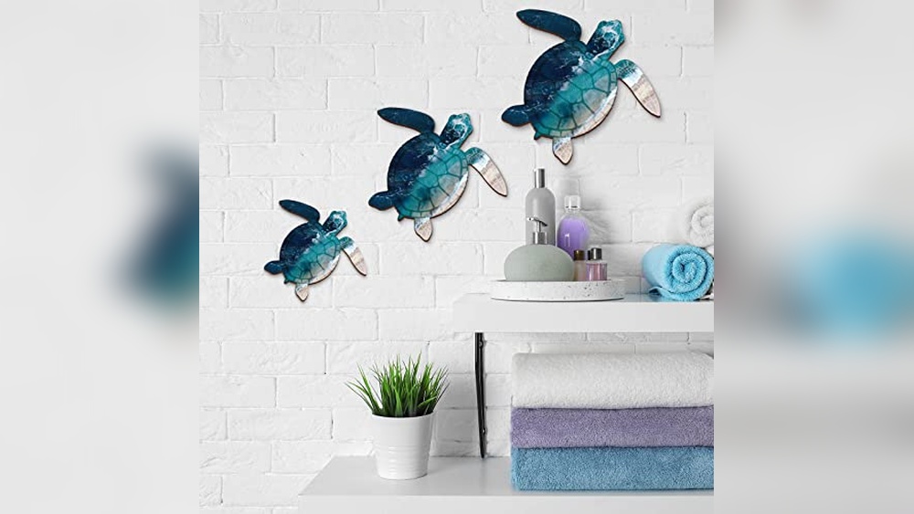 Turtle Bathroom Wall Decor