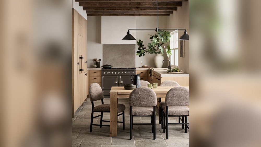 What Ceiling Lamp Goes With Natural Wood Table
