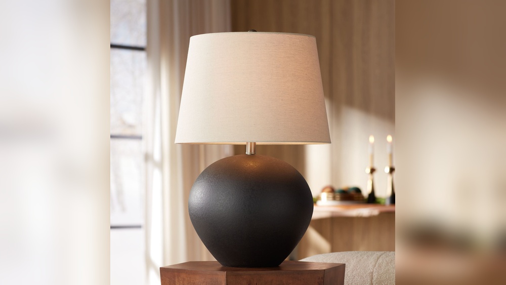 What Color Lamp on a Black Table
