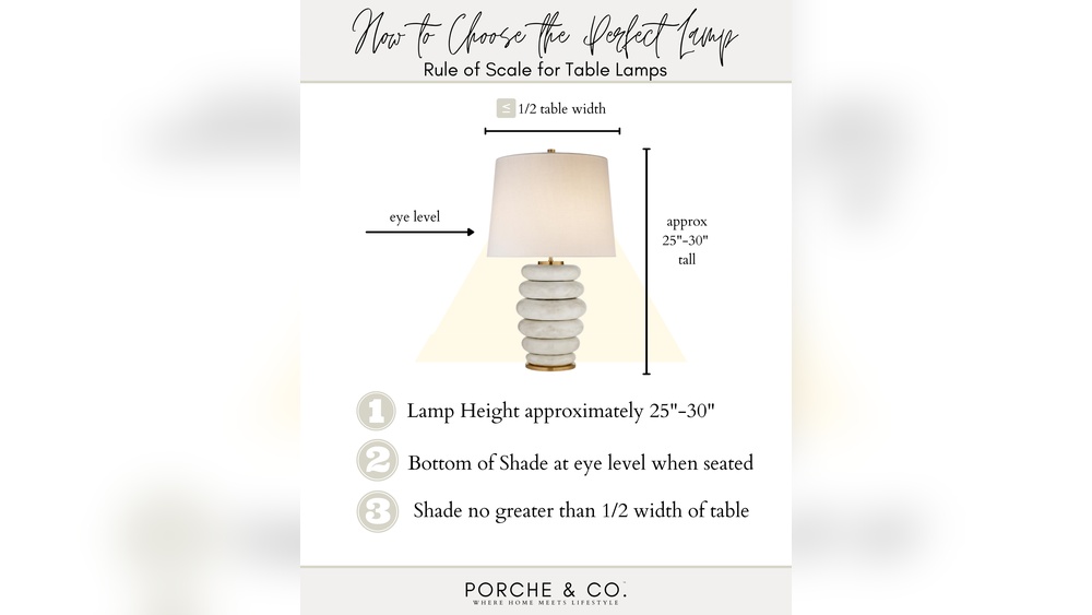 What Height Lamp for Bedside Tables