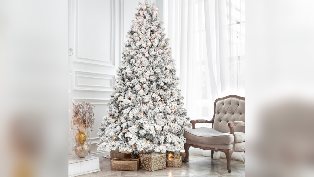 What is a Snow Covered Artificial Christmas Tree Called