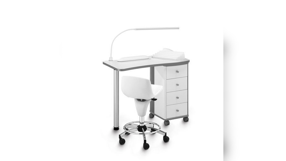 What is Manicure Table With Adjustable Lamp