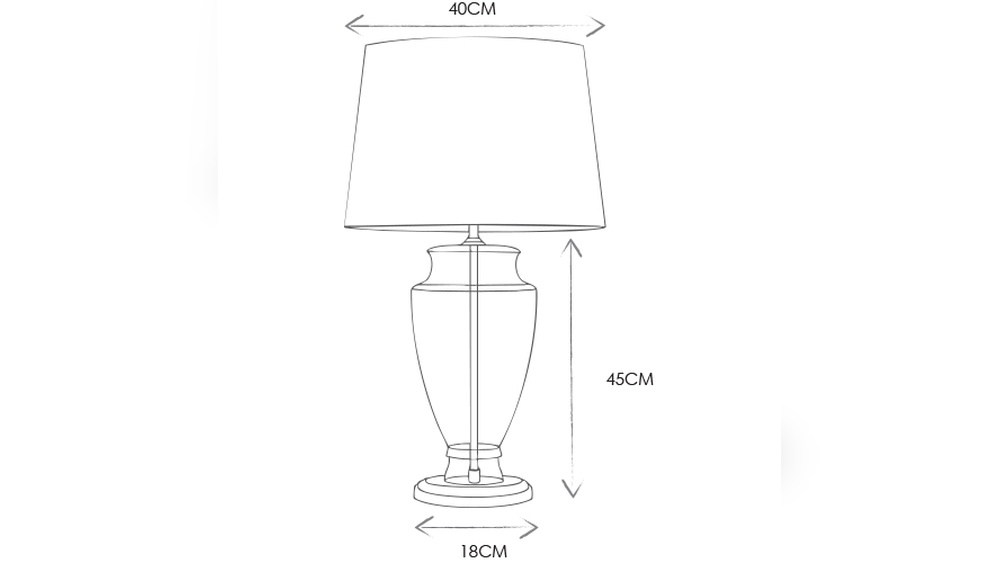 What Size is a Large Table Lamp Shade