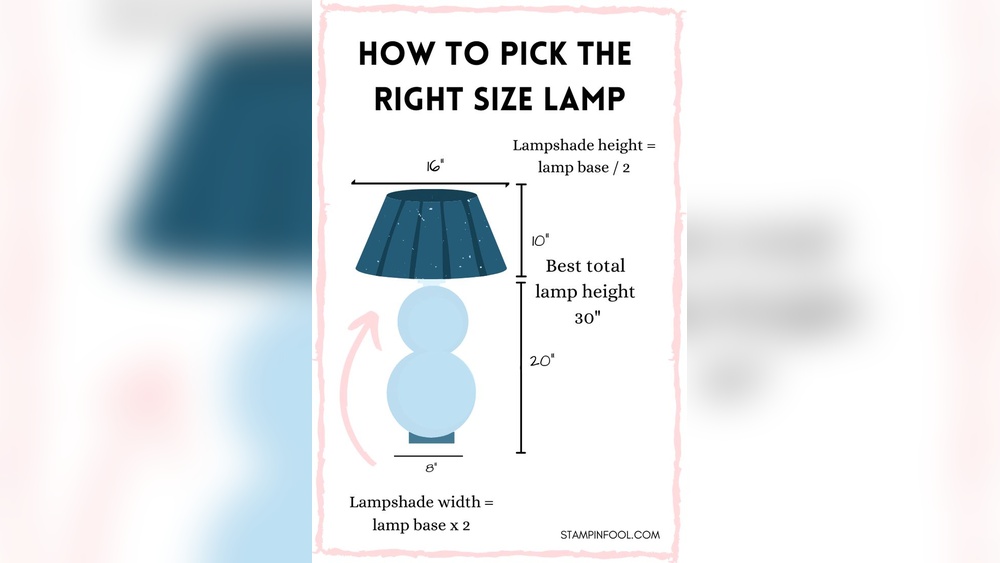 What Size Lamp Shade for Bedside Table