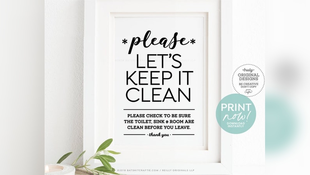 What Type of Decorations Can Be Placed in Employee Bathrooms