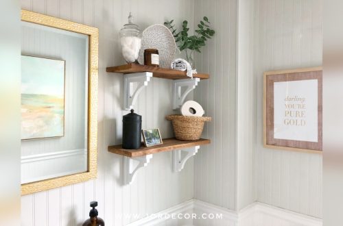 Where to Place Decorative Shelves in Bathroom