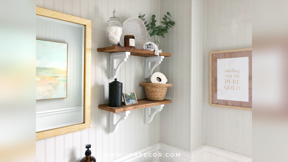Where to Place Decorative Shelves in Bathroom