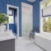 White And Blue Bathroom Decor