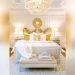 White And Gold Decor for Bedroom
