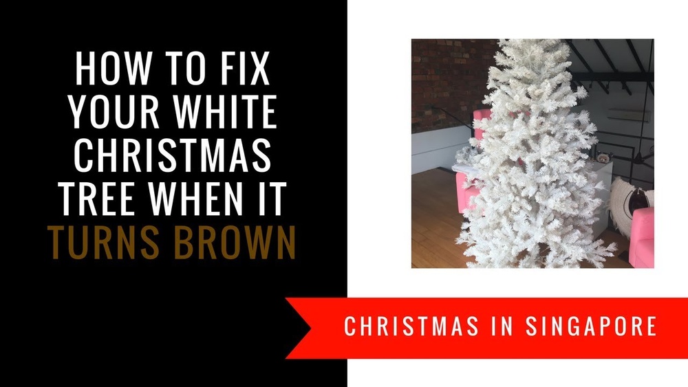 Why Did Artificial White Christmas Tree Turn Brown