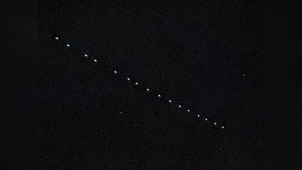 Why is There a String of Lights in the Sky