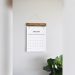Wood Calendars for Wall