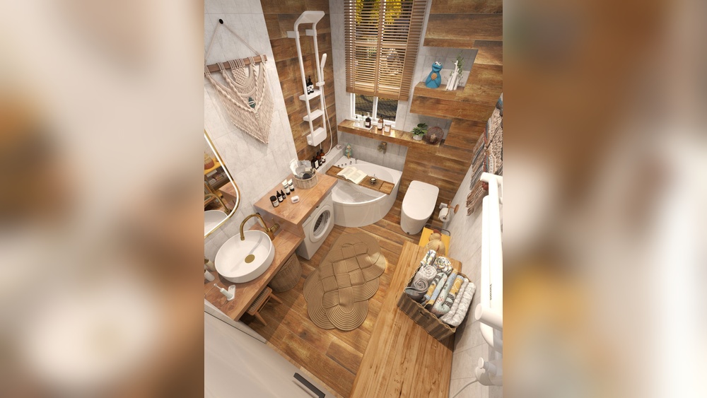 Wood Decor Bathroom