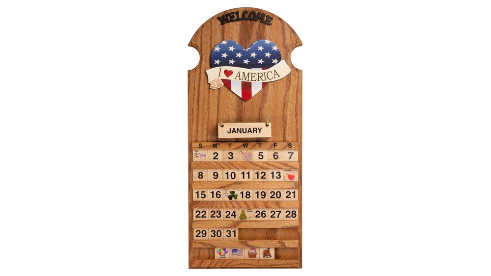 Wooden Calendars for Wall