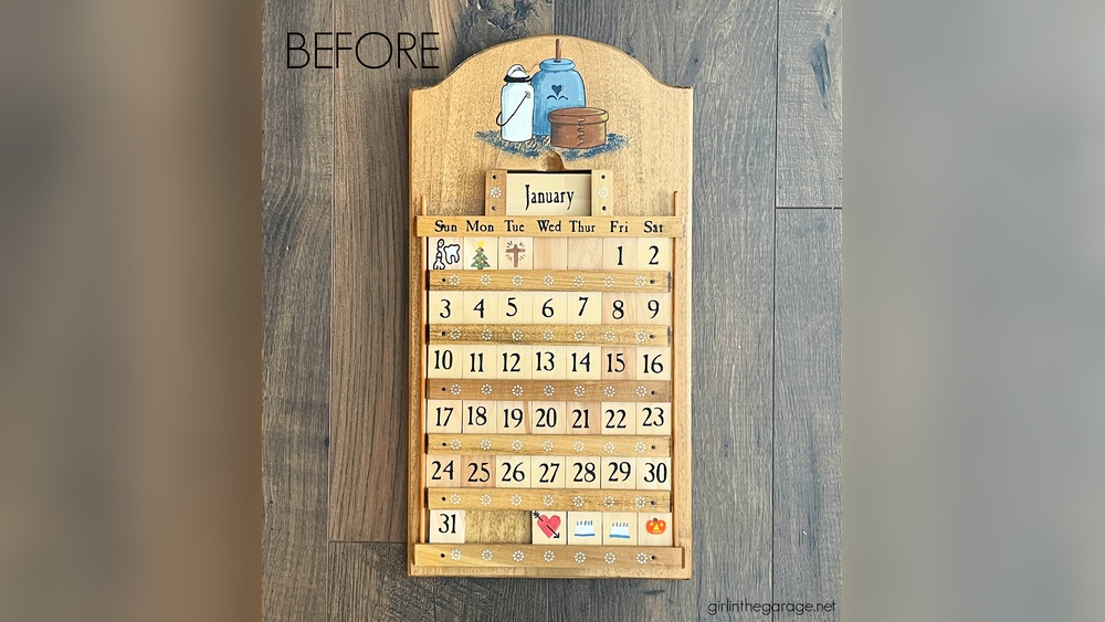 Wooden Wall Calendars