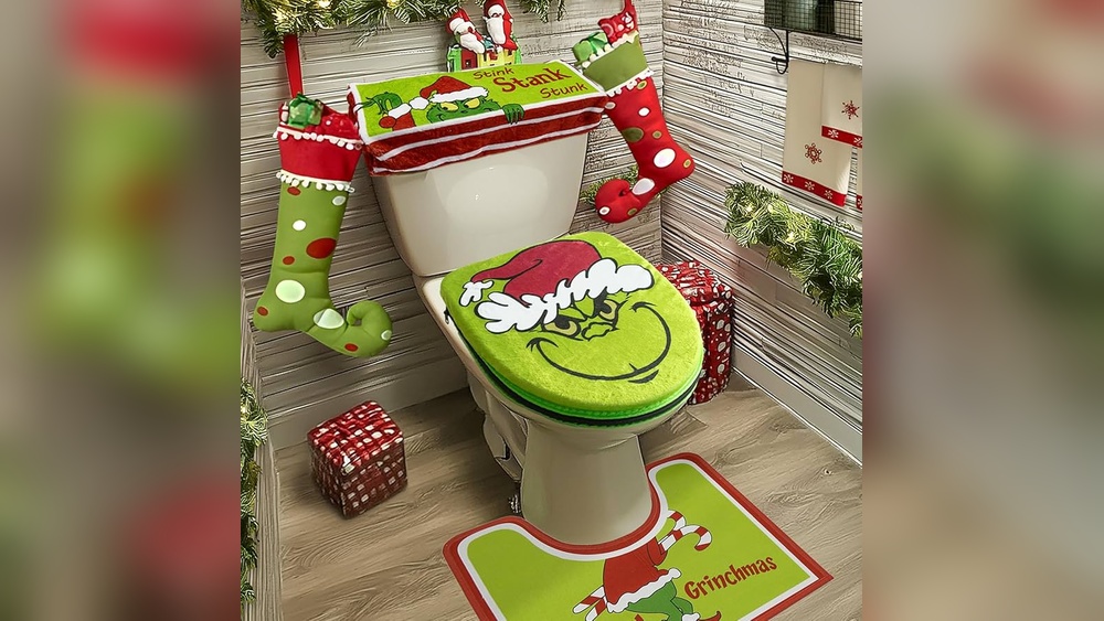 Xmas Bathroom Decorations