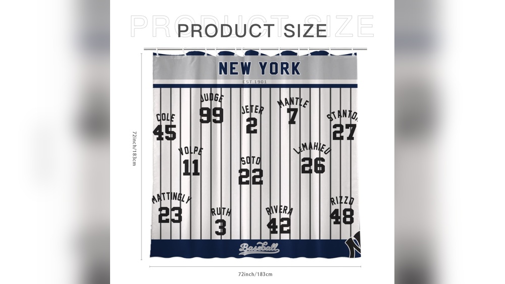 Yankees Bathroom Decor
