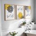 Yellow Grey Bathroom Decor